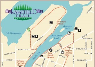 Cropped image of the Lakefield Trail