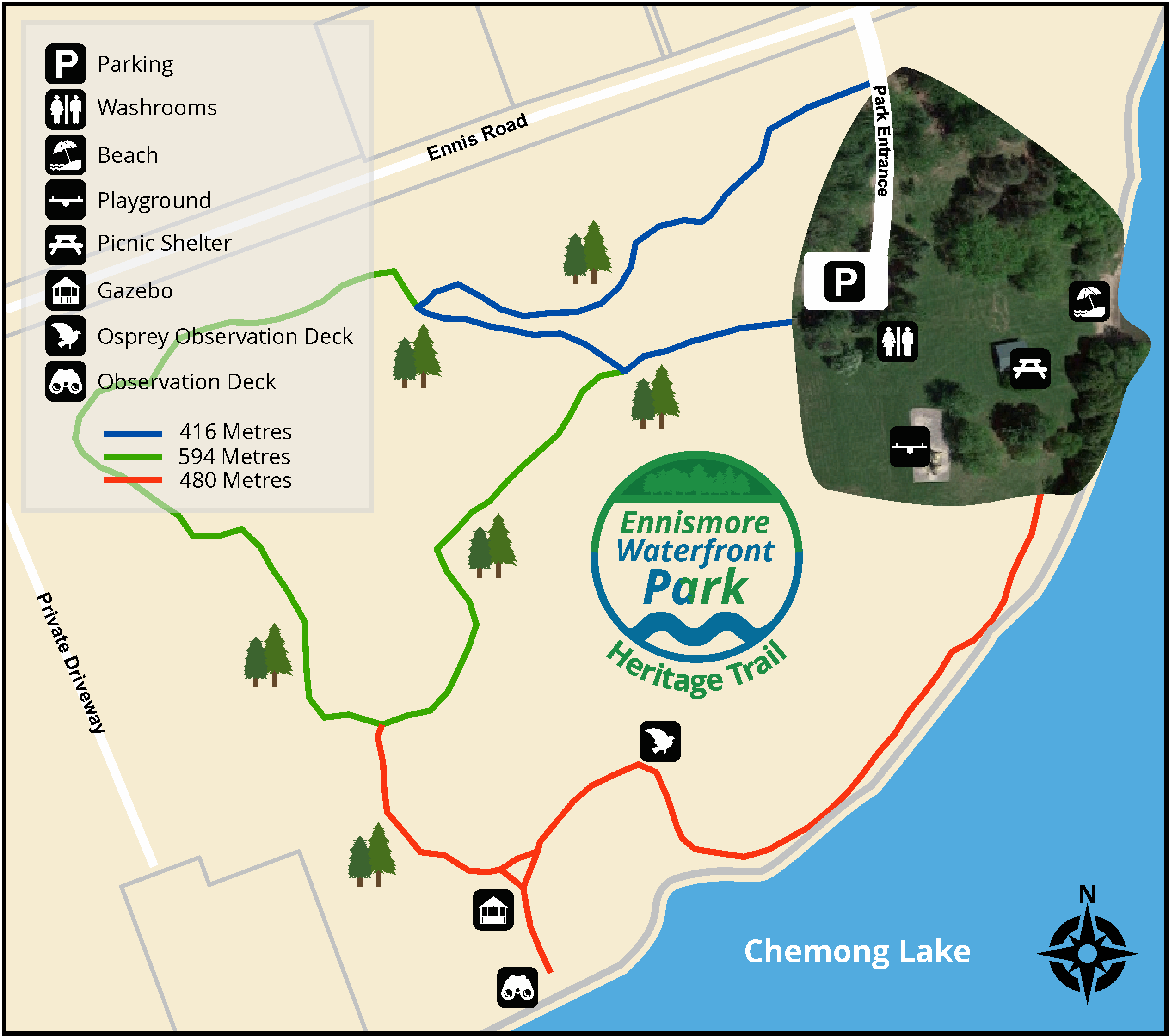 Map of the Ennismore Heritage Trail Map of the Ennismore Heritage Trail