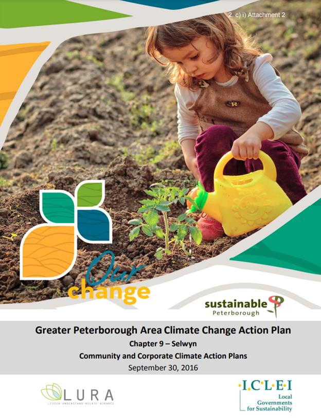 Front Cover of the Climate Change Action Plan